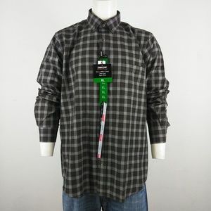 Kirkland Signature NWT plaid men's dress shirt